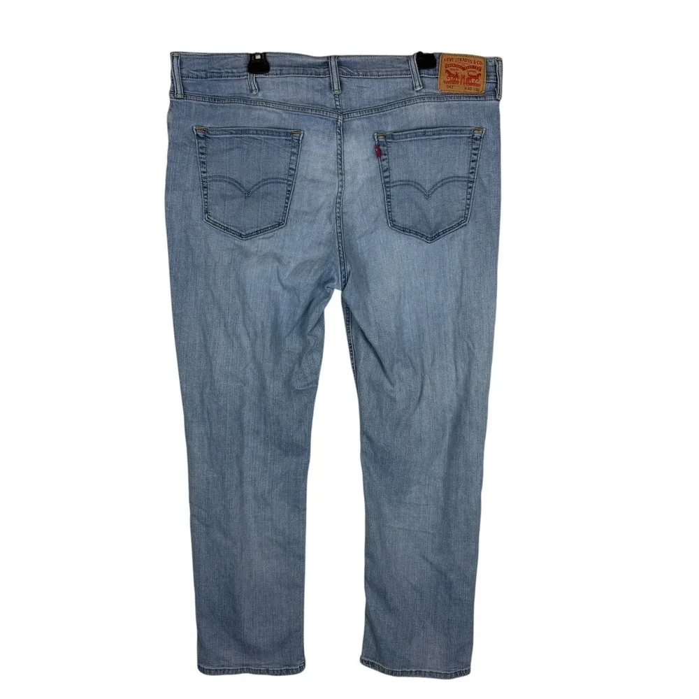 Levi's 541 Jeans Men 40x32 Blue Denim Stretch Mid-Rise Athletic Fit Straight Leg